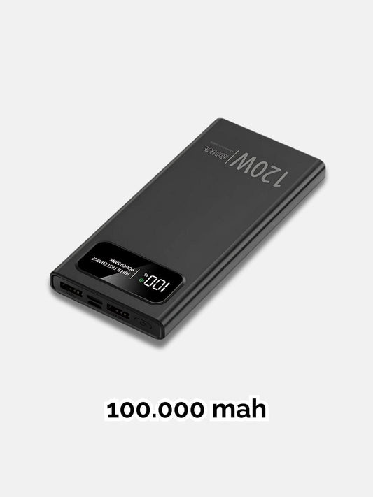 Batterie Externe 100000mah | OdinLite.com Noir 100000mAh