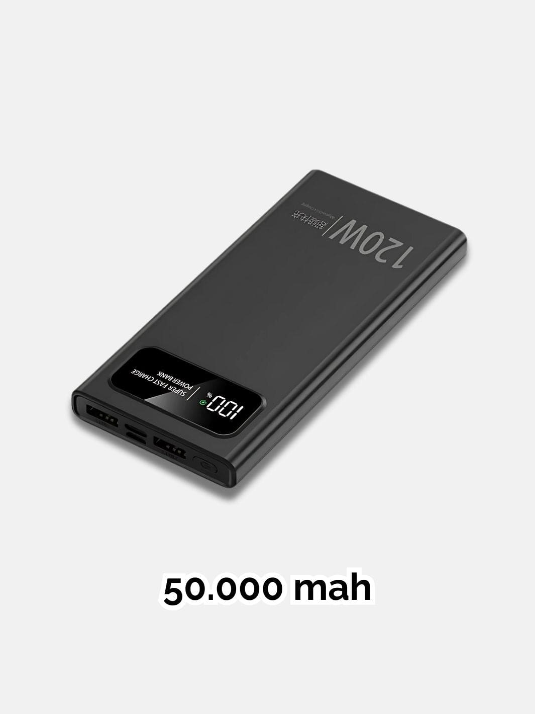 Batterie Externe 50000mah | OdinLite.com Noir 50000mAh