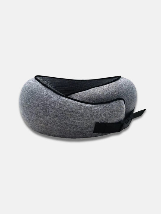 Oreiller de Voyage Mémoire De Forme | OdinLite.com Gris Boucle Clip