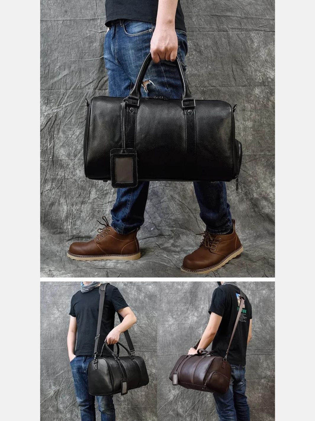 Sac De Voyage Cuir Men's Business | OdinLite.com