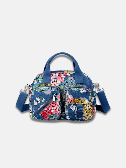 Sac de voyage Weekend Flower | OdinLite.com Ever / Bleu