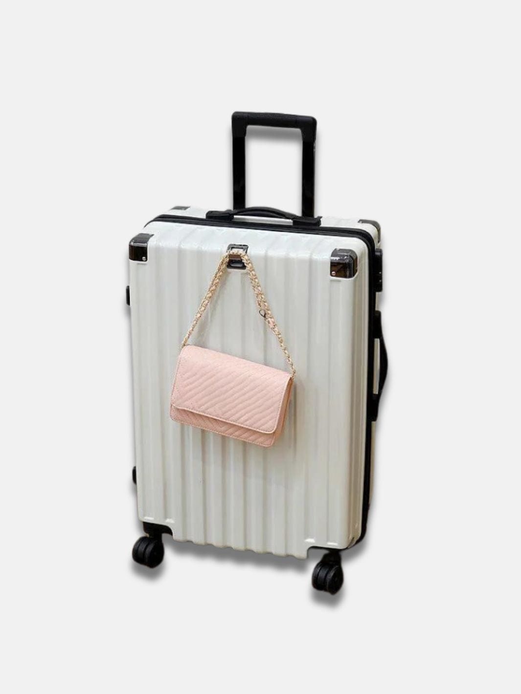 Valise Avion Cabine AeroSwift Voyager | OdinLite.com 53x33x21cm / Blanc