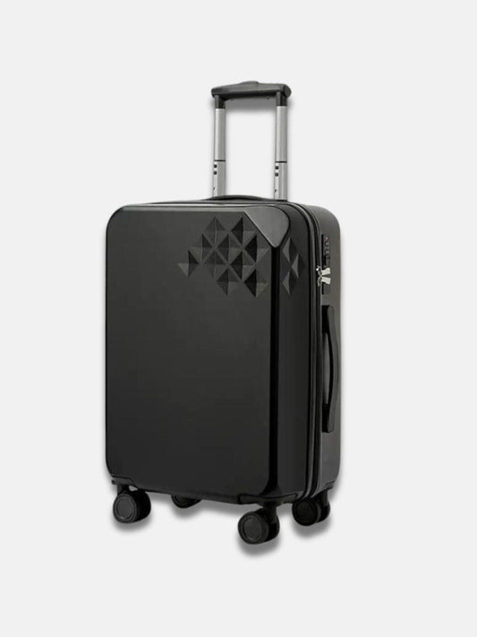 Valise Cabine Chic Géométrique | OdinLite.Com Easy / Noir