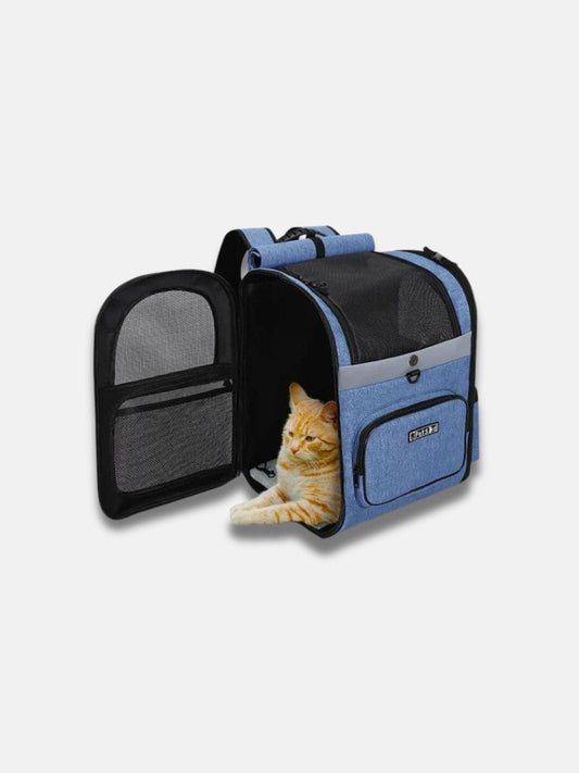 Valise Chat Backpack Trip | OdinLite.com Pets / Bleu