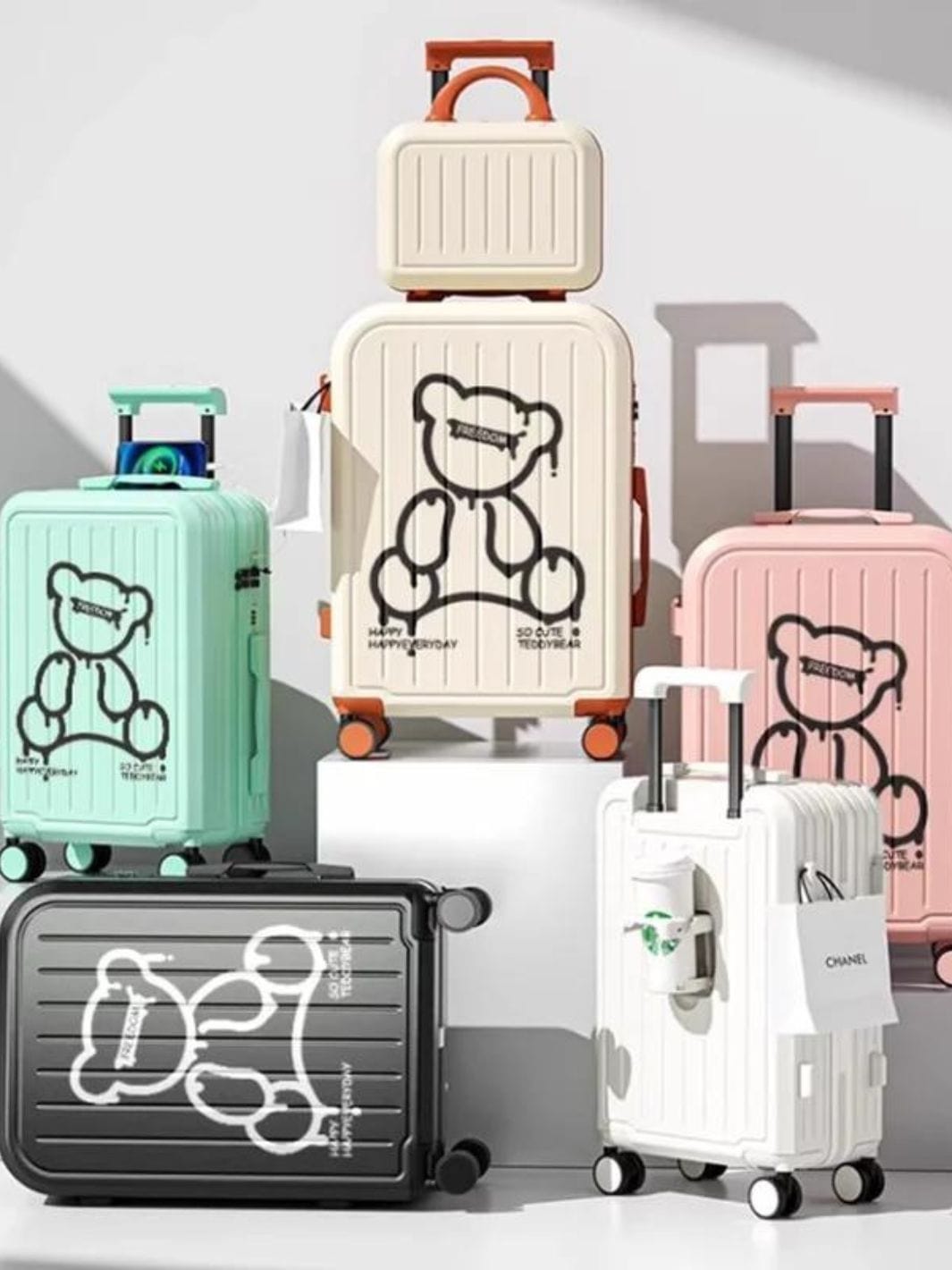 Valise Format Cabine Freedom Teddy | OdinLite.Com