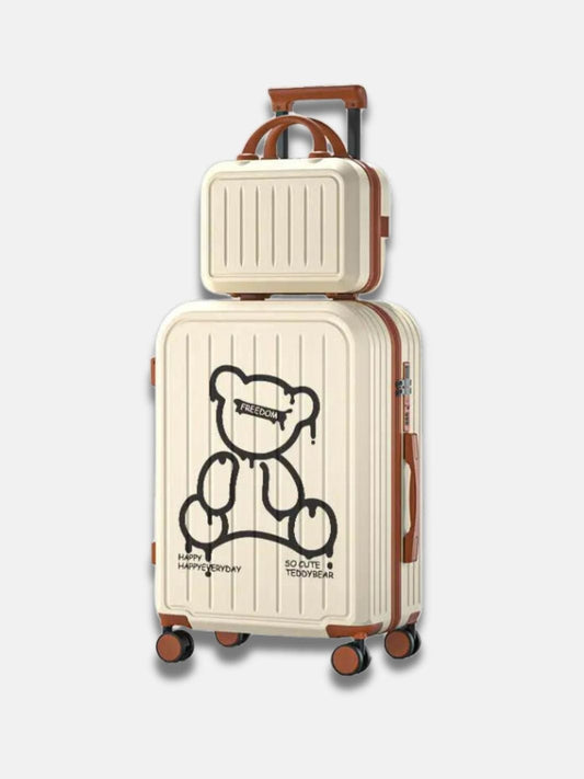 Valise Format Cabine Freedom Teddy | OdinLite.Com Easy / T Beige Duo