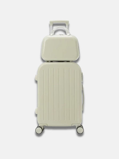 Valise + Vanity Duo Élégance | OdinLite.Com Ever / Valise + Vanity Blanc